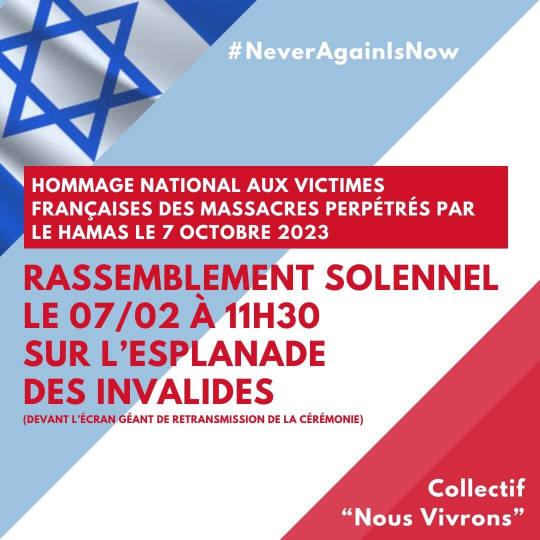 Communiqué du MPCT :  Hommage aux victimes franco-israéliennes du Hamas